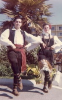 Dick and Patti Oakes, 1961, 2nd Serbian costume