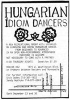 Hungarian Idiom Dancers