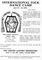 Lighted Lantern Advertisement 1972