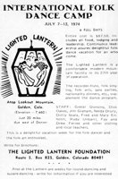 Lighted Lantern Advertisement 1974