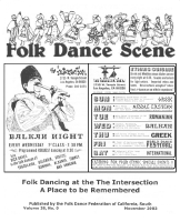 Folk Dance Scene Cover, November 2002