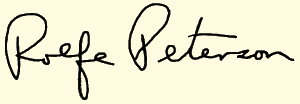 Rolfe Peterson Signature