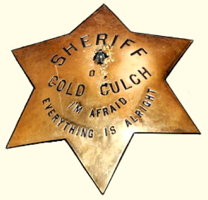 Gold Gulch Sheriff's 
Badge