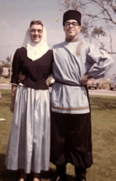 Dick Oakes, Maude Sykes, 1960, Russian costume.