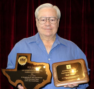 Dick holds two awards, 2014