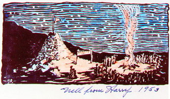 New Year's at the Peg Leg Monument