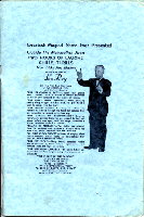 Le Roy Souvenir Program, inside back cover